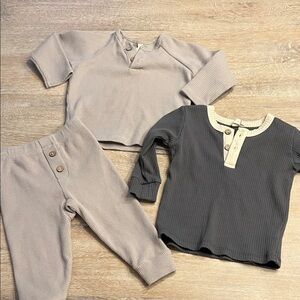 Quincy Mae 6/12 outfit and  shirt bundle GUC